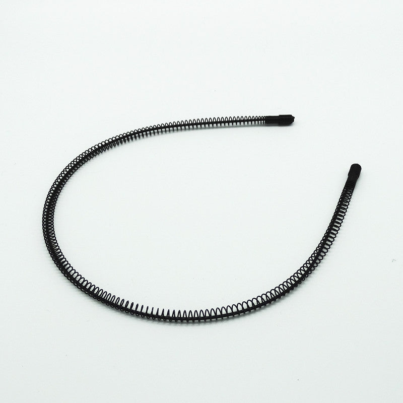 Iron black bottom wave spiral sports head hoop head buckle bath fine