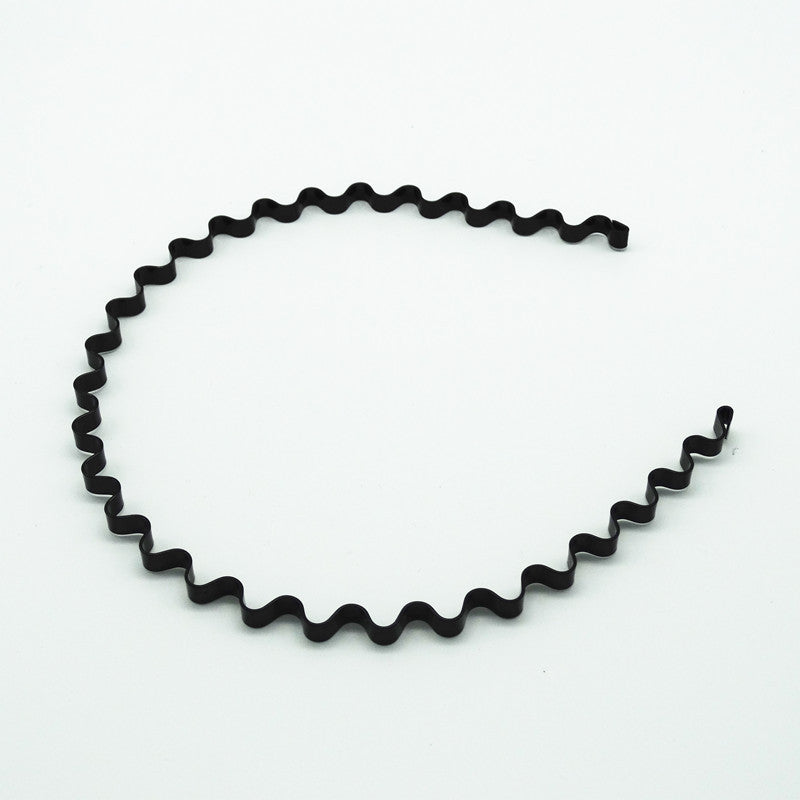 Iron black bottom wave spiral sports head hoop head buckle bath fine