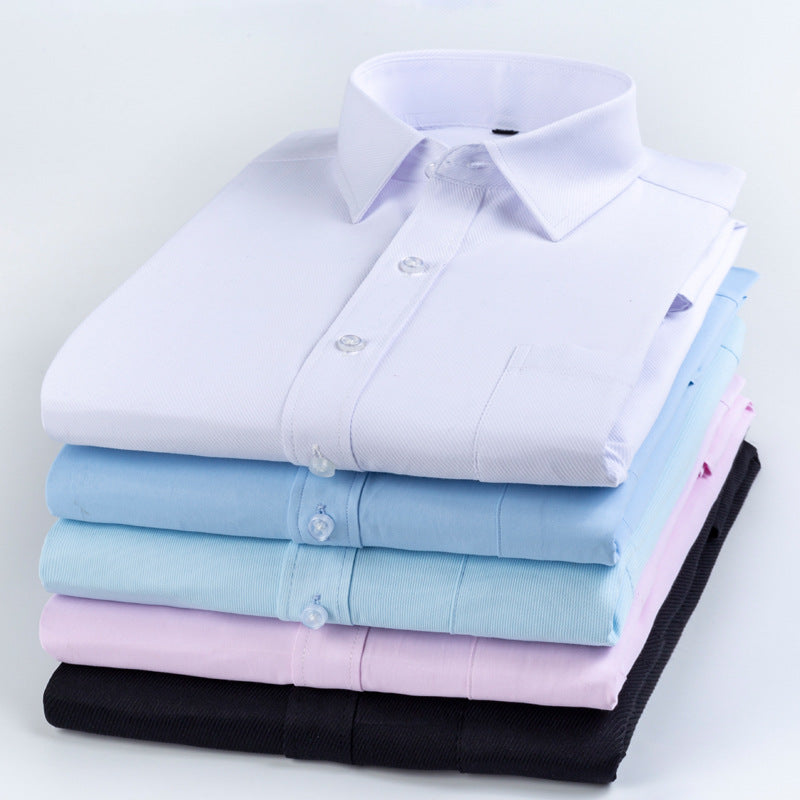Spring and Summer New Striped Long-Sleeved Shirts for Men, Business Casual