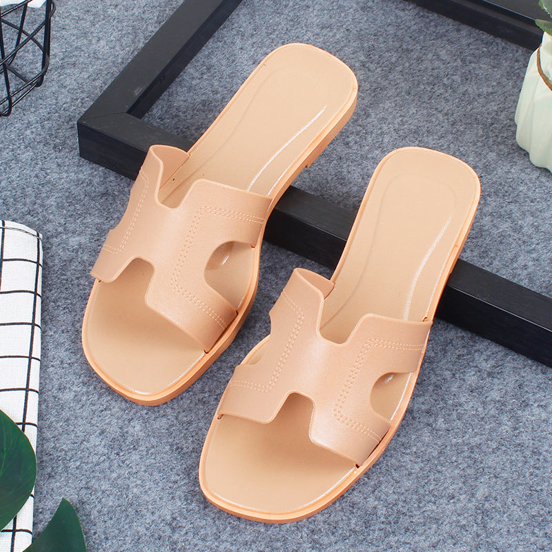 Slippers for Women Summer Outer Wear K-Style Ins Popular Shrimp Skin