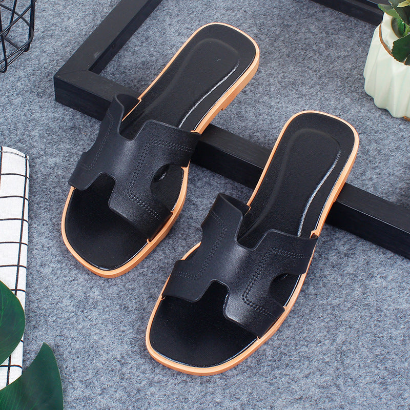 Slippers for Women Summer Outer Wear K-Style Ins Popular Shrimp Skin