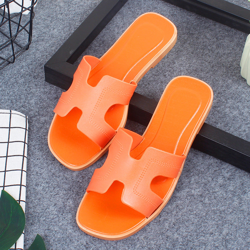Slippers for Women Summer Outer Wear K-Style Ins Popular Shrimp Skin