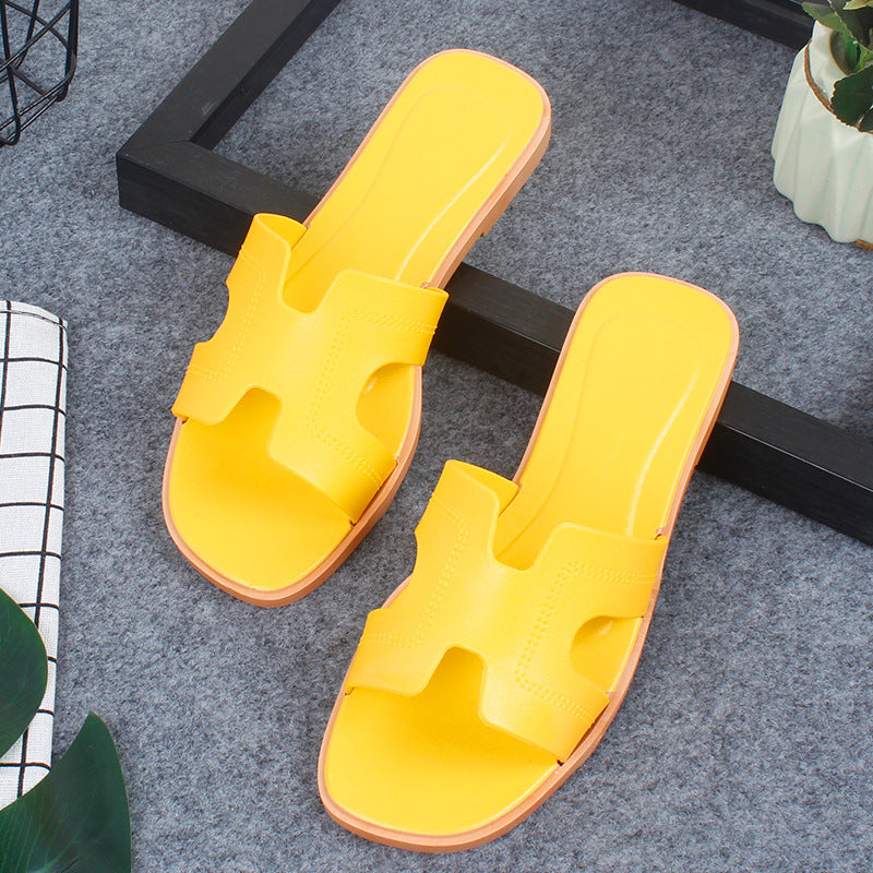 Slippers for Women Summer Outer Wear K-Style Ins Popular Shrimp Skin