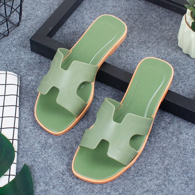 Slippers for Women Summer Outer Wear K-Style Ins Popular Shrimp Skin