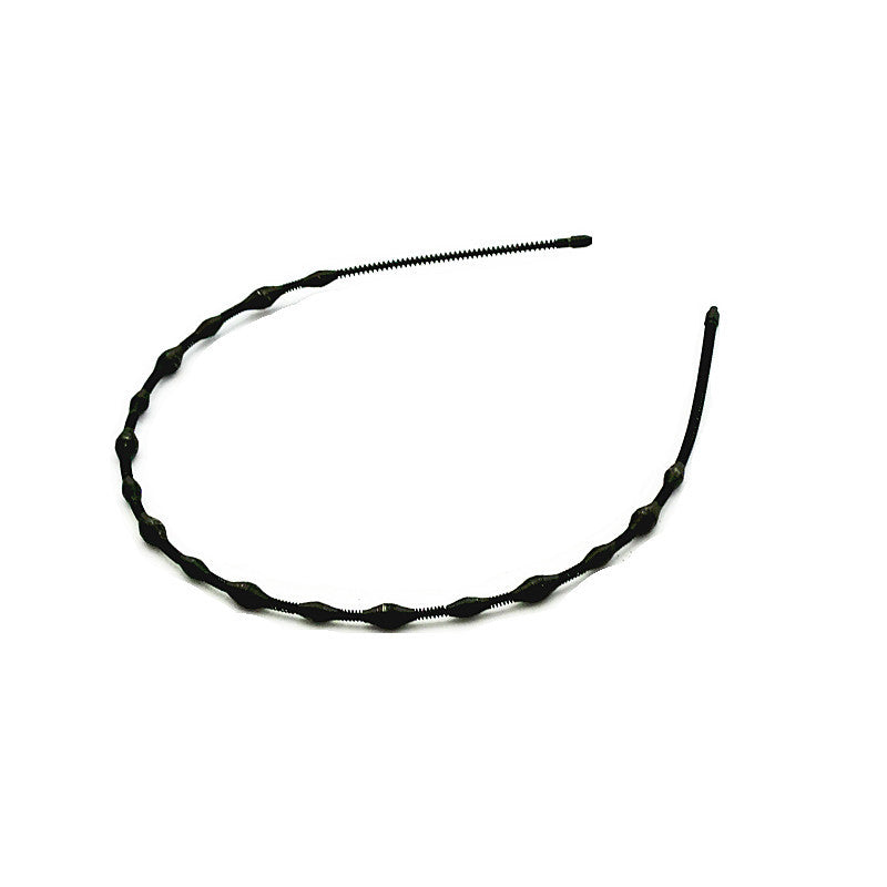 Iron black bottom wave spiral sports head hoop head buckle bath fine