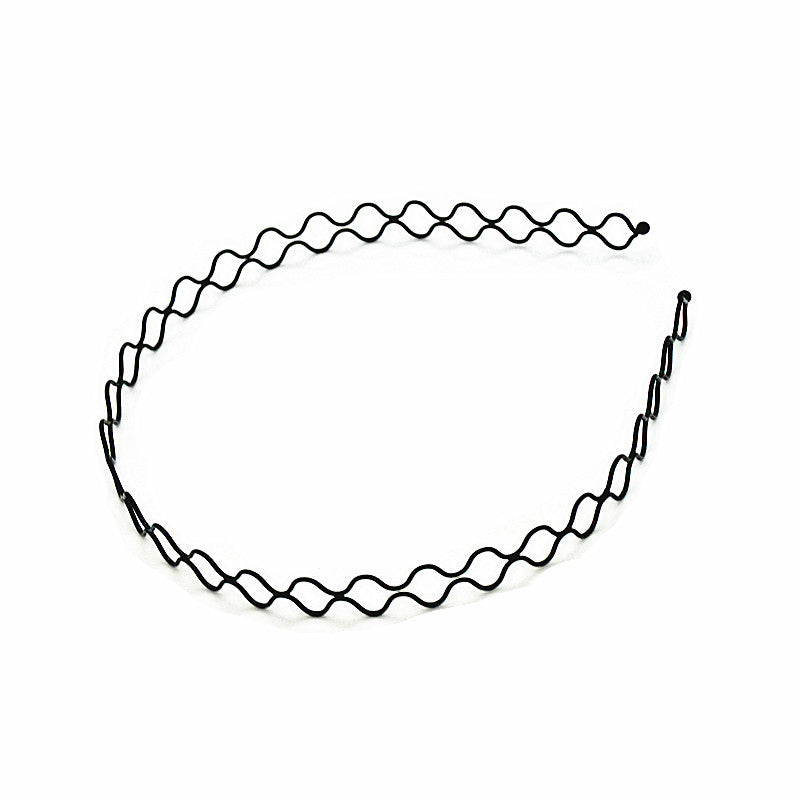 Iron black bottom wave spiral sports head hoop head buckle bath fine