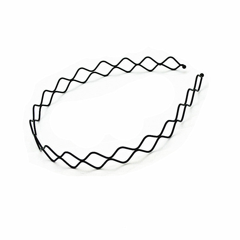 Iron black bottom wave spiral sports head hoop head buckle bath fine