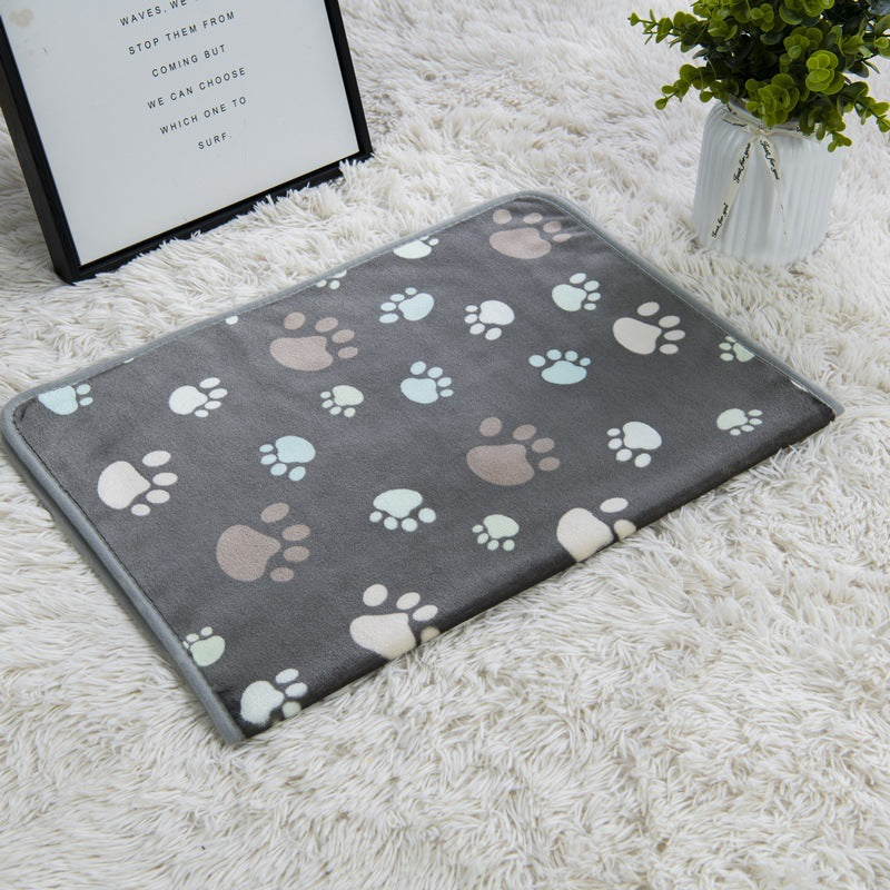 pet blanket mat cat and dog flannel blanket autumn and winter warm blanket