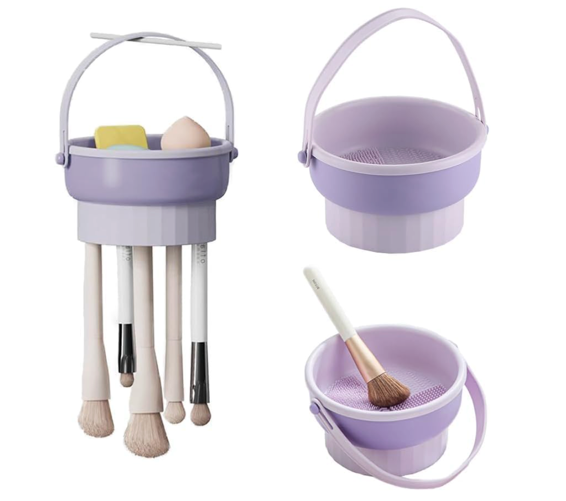 3 In 1 Makeup Brush Cleaner Bowl