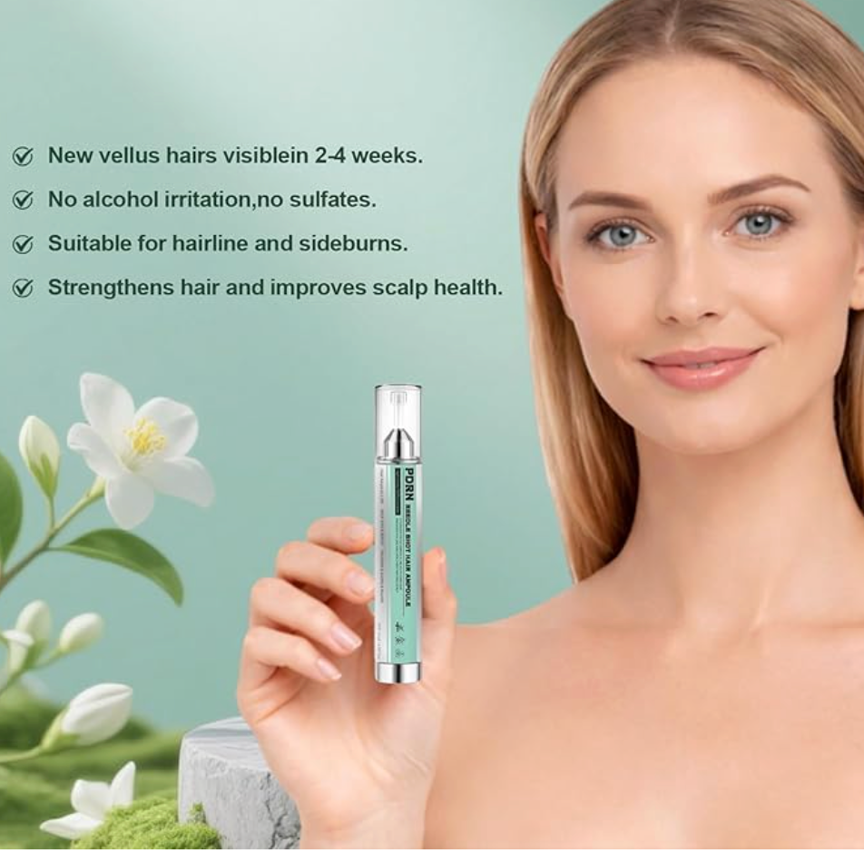 Plant-Based PDRN Scalp Hair Regrowth Gel
