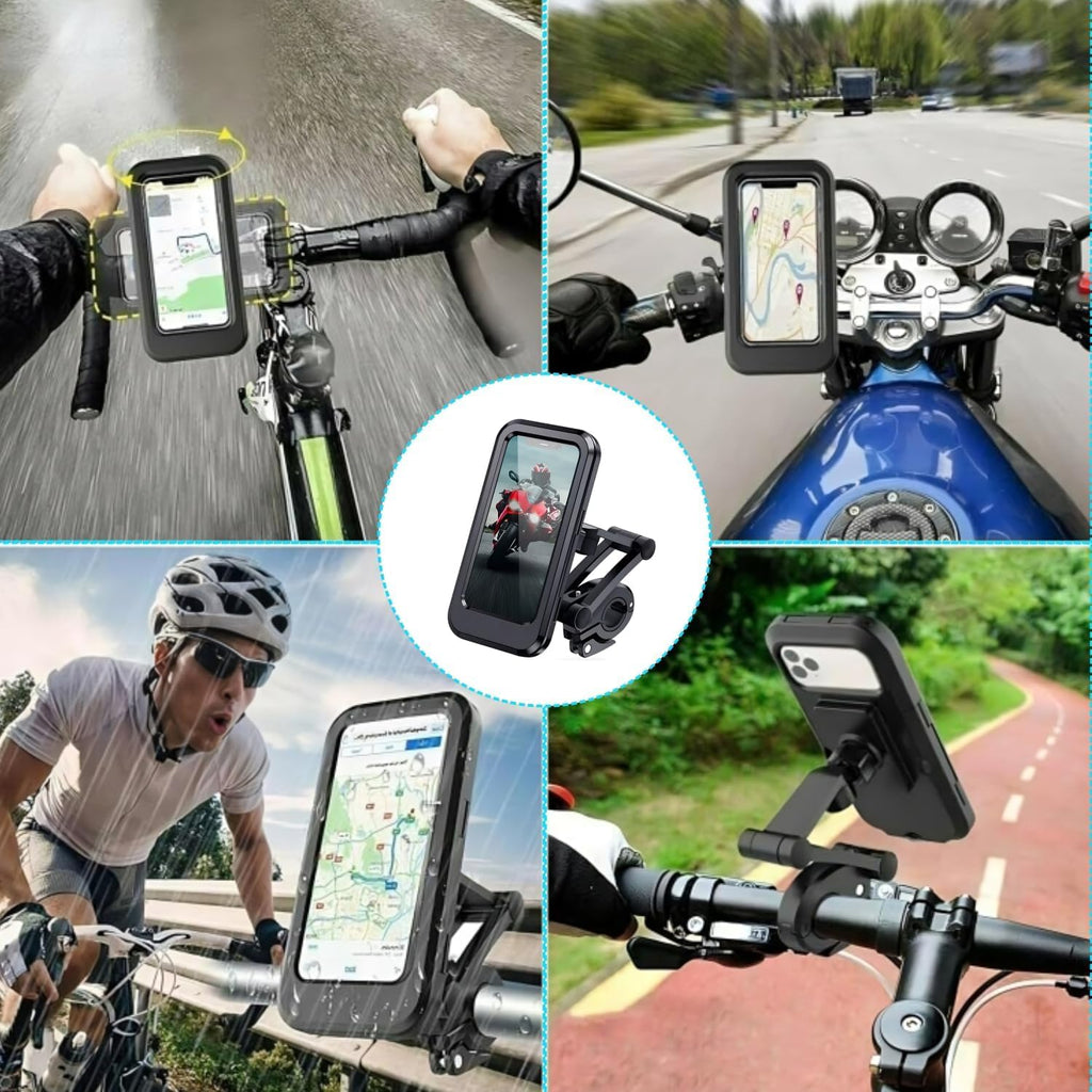 360° Rotatable Waterproof Bike Mobile Holder