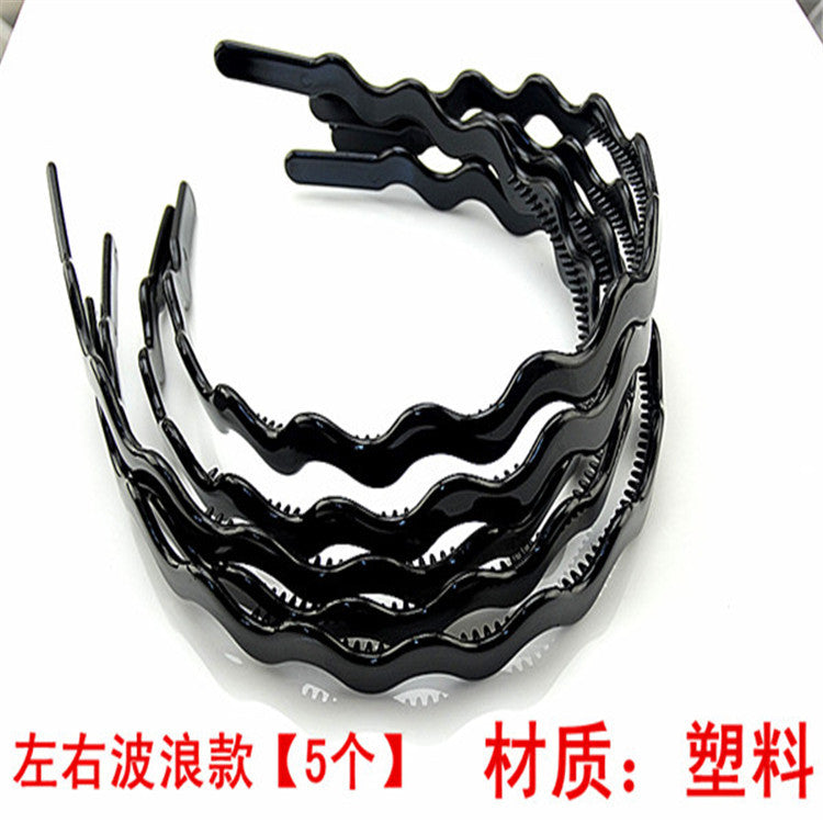 Iron black bottom wave spiral sports head hoop head buckle bath fine