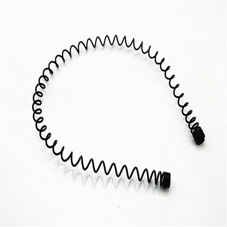 Iron black bottom wave spiral sports head hoop head buckle bath fine