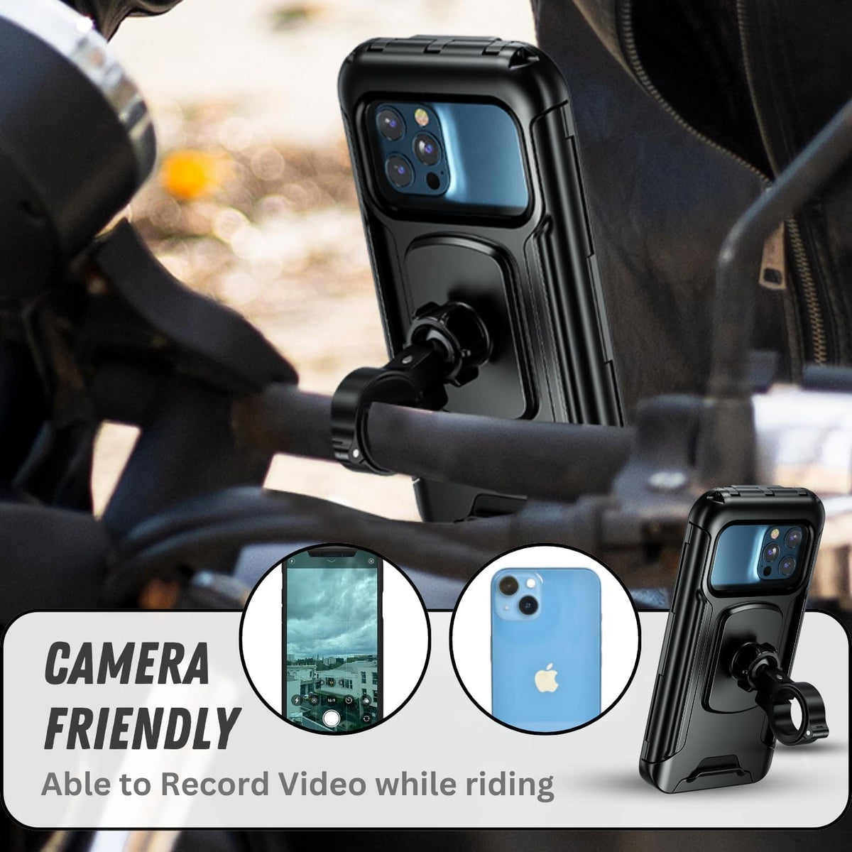 360° Rotatable Waterproof Bike Mobile Holder