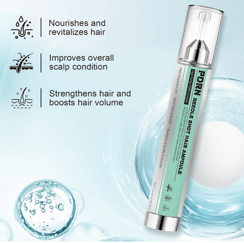 Plant-Based PDRN Scalp Hair Regrowth Gel