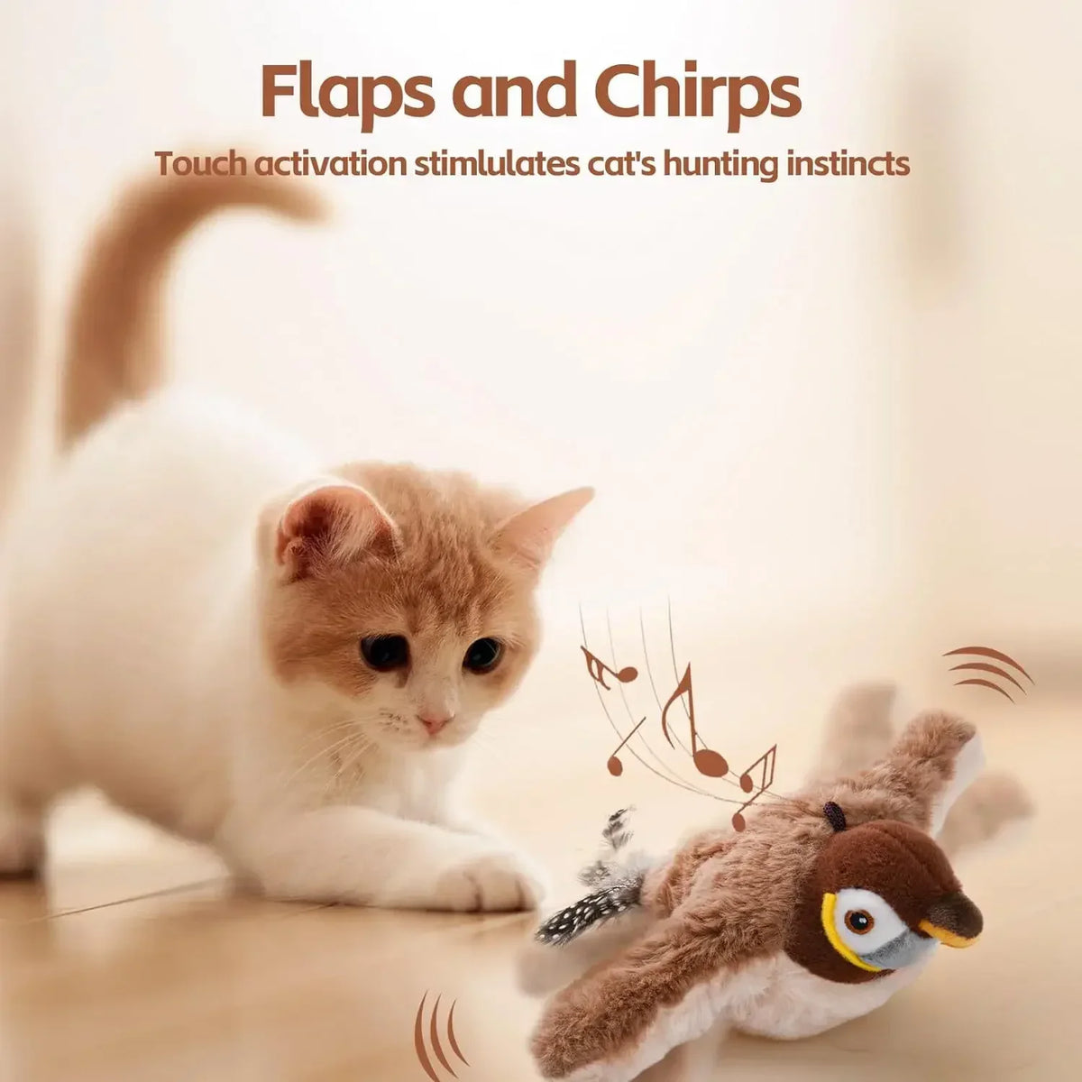 Flappy Chase Interactive Pet Toy