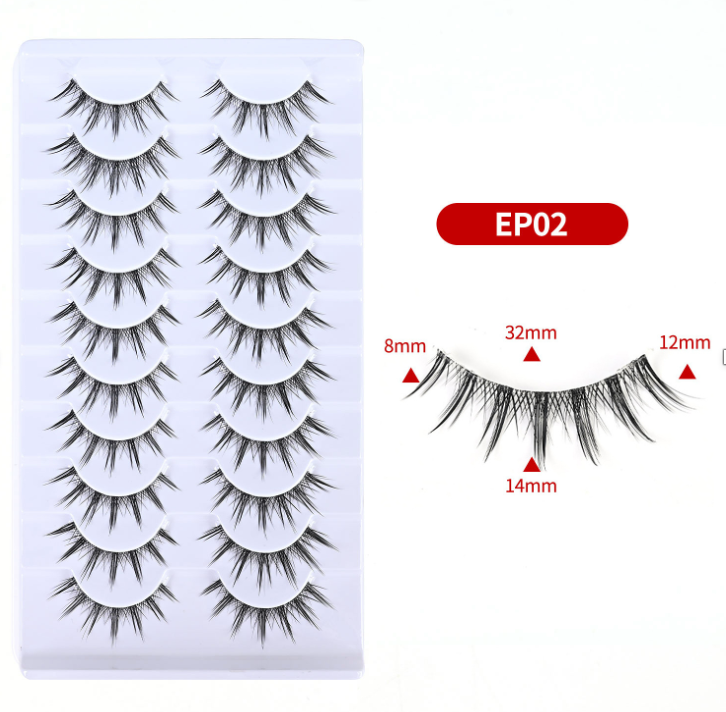 Fluffy Natural Faux Mink Lashes (10 Pair)
