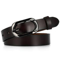 New Women's Cowhide Belt Pin Buckle Genuine Leather Belt Casual Fashion
