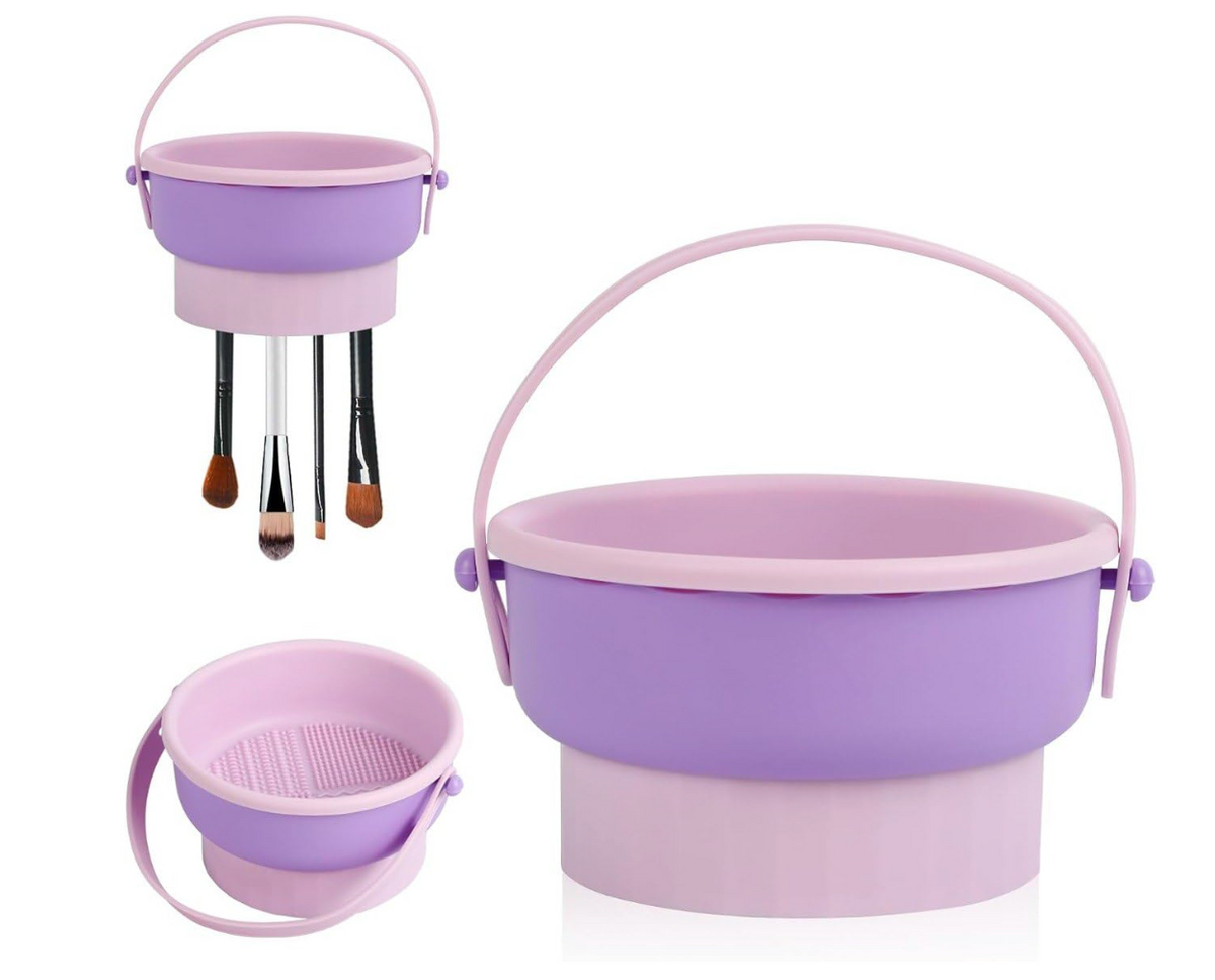 3 In 1 Makeup Brush Cleaner Bowl