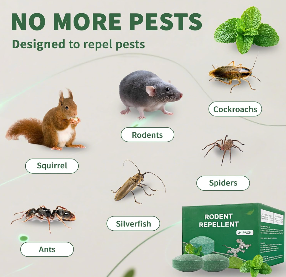 Mouse Repellent Balls (10 Pcs)