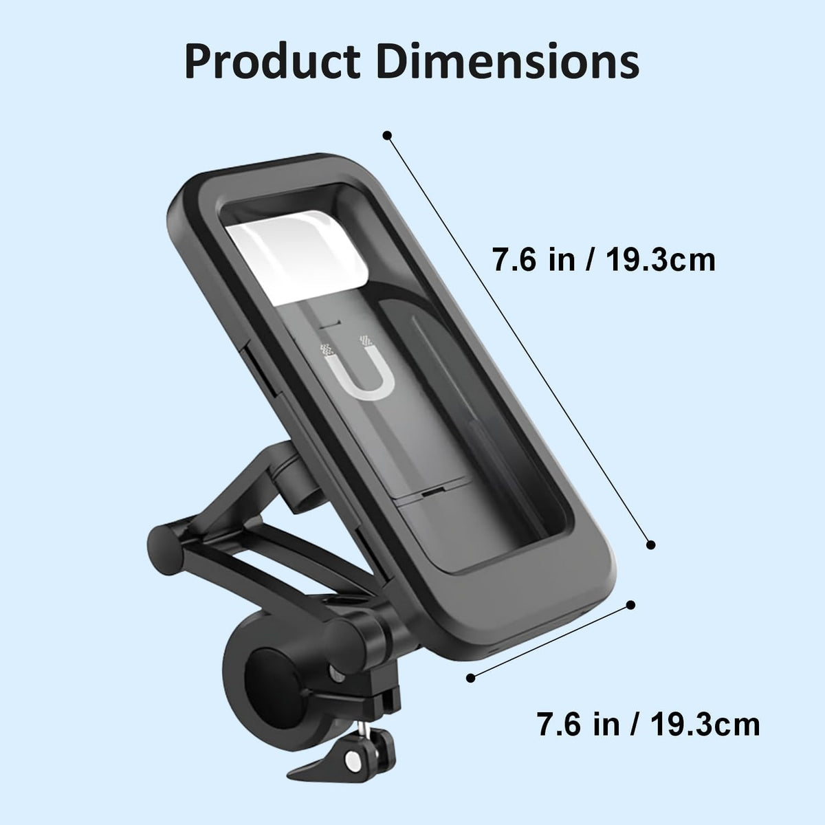 360° Rotatable Waterproof Bike Mobile Holder