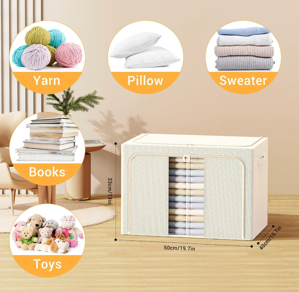 Foldable Closet Organizer Storage Box