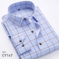 New Men's Printed Long-Sleeved Shirt, Korean Style Slim Fit, Youth