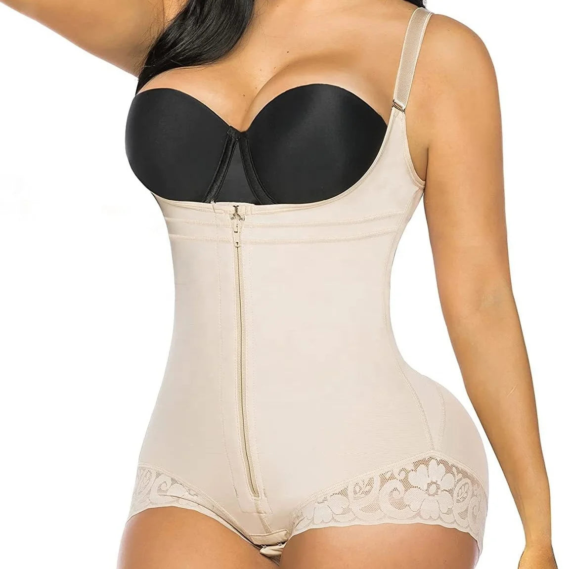 Butt Lifter Large Size One-Piece Waist and Tummy Tight Body Shaping Suit