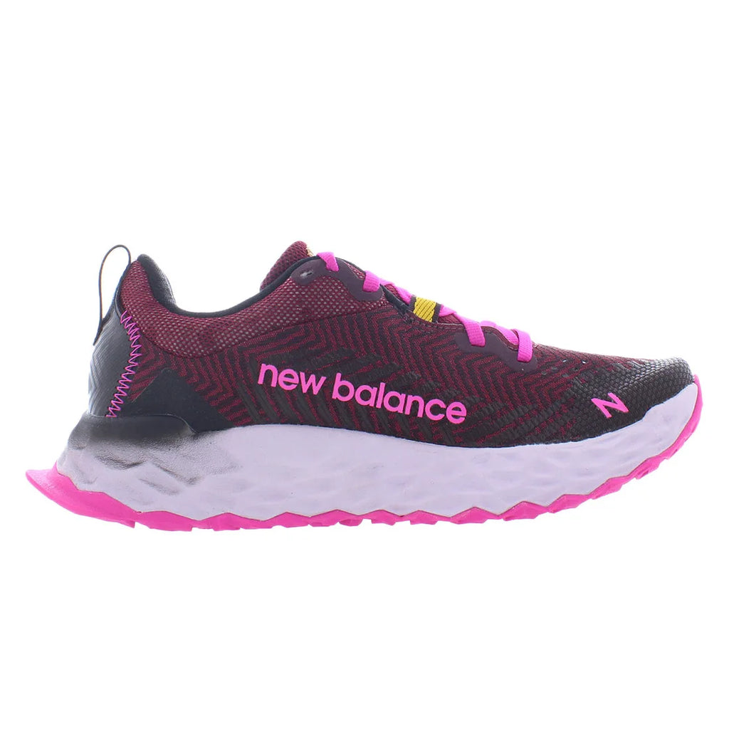 New Balance Fresh Foam Hierro V6 Womens Shoes Color: Garnet/Pink Glo 100%