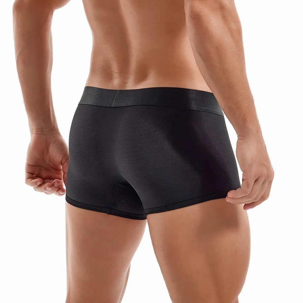 Pack of 3 Black Blue Pink JOCKMAIL Semi-transparent Mesh Fabric Breathable