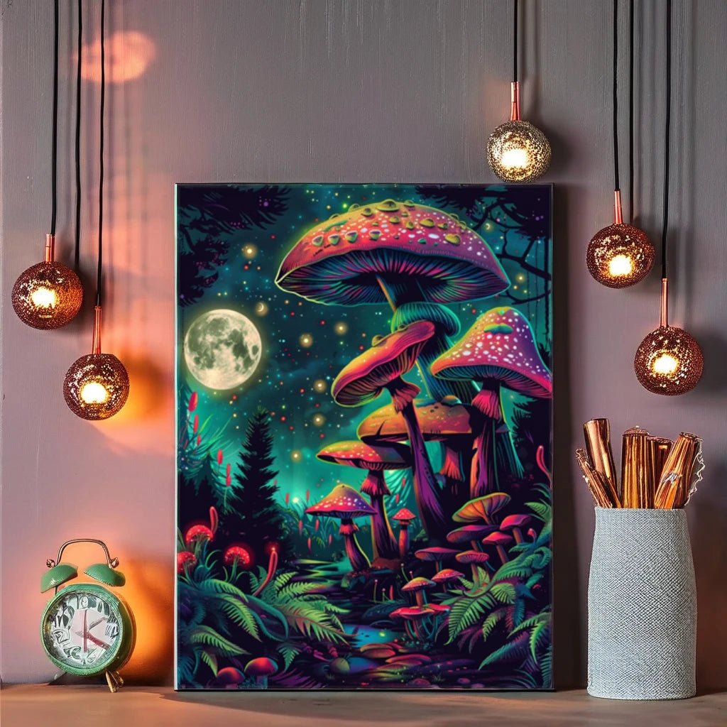 COOLEVE Classic Easy 5D Printed Acrylic Diamond Painting 40x50cm Round