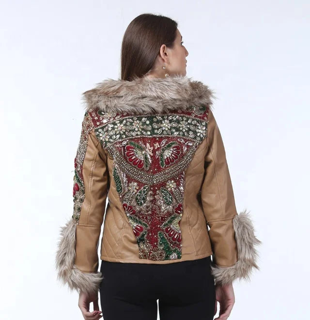 Unique Designer Ethnic Style Women's Winter Outdoor Party Wear Breathable