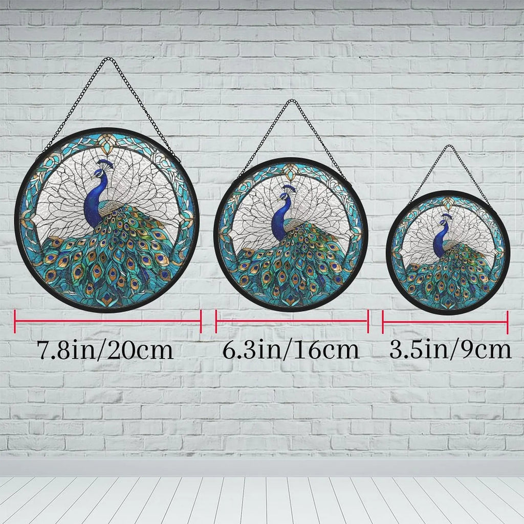 Stingray with Flat Glass Body Suncatcher Ocean Floor