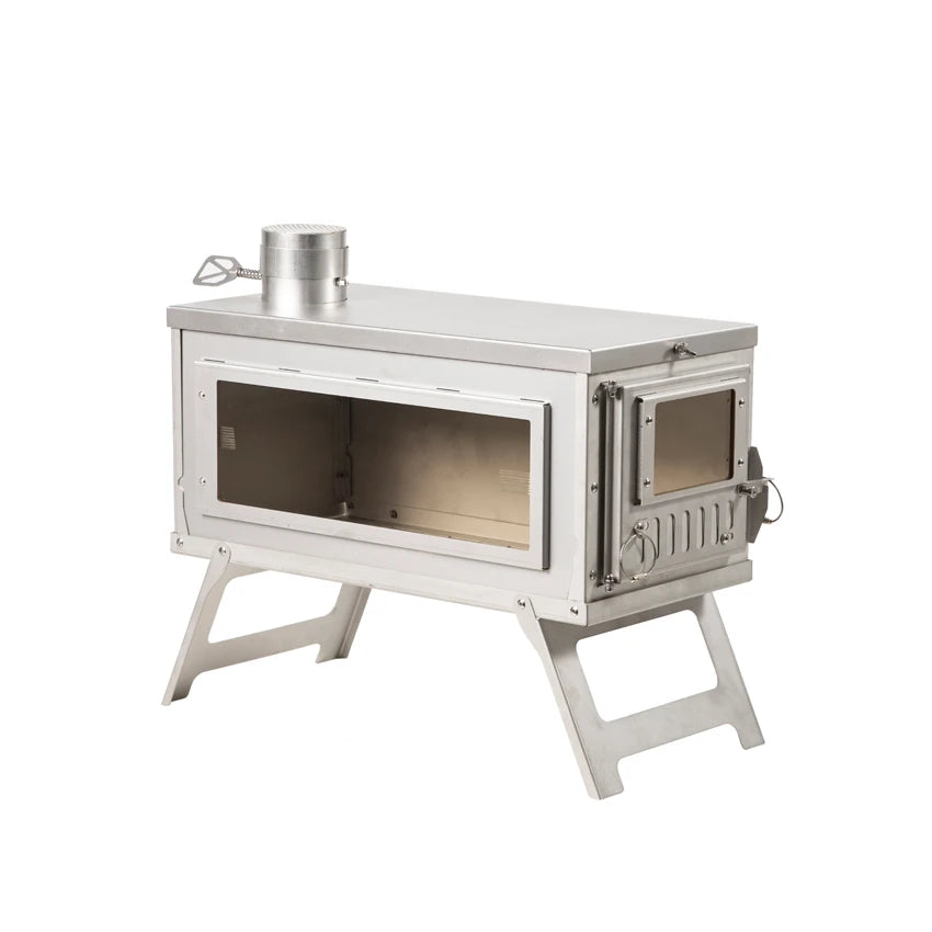 ultra Light New Design Outdoor Stove With Glass Camping Stove Portable Out