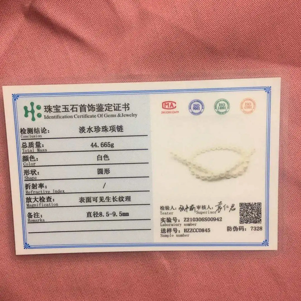 Factory Price AA 7-8mm Button Round Natural Freshwater Pearl Jewelry Set