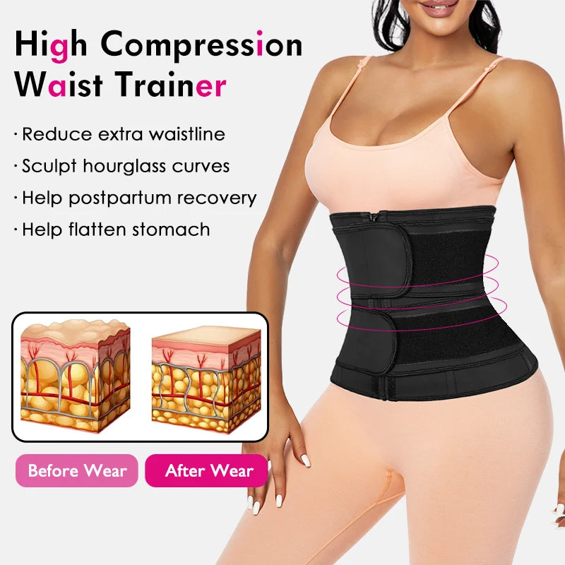 Avenzo Steel-Boned Underbust Waist Trainer Corset