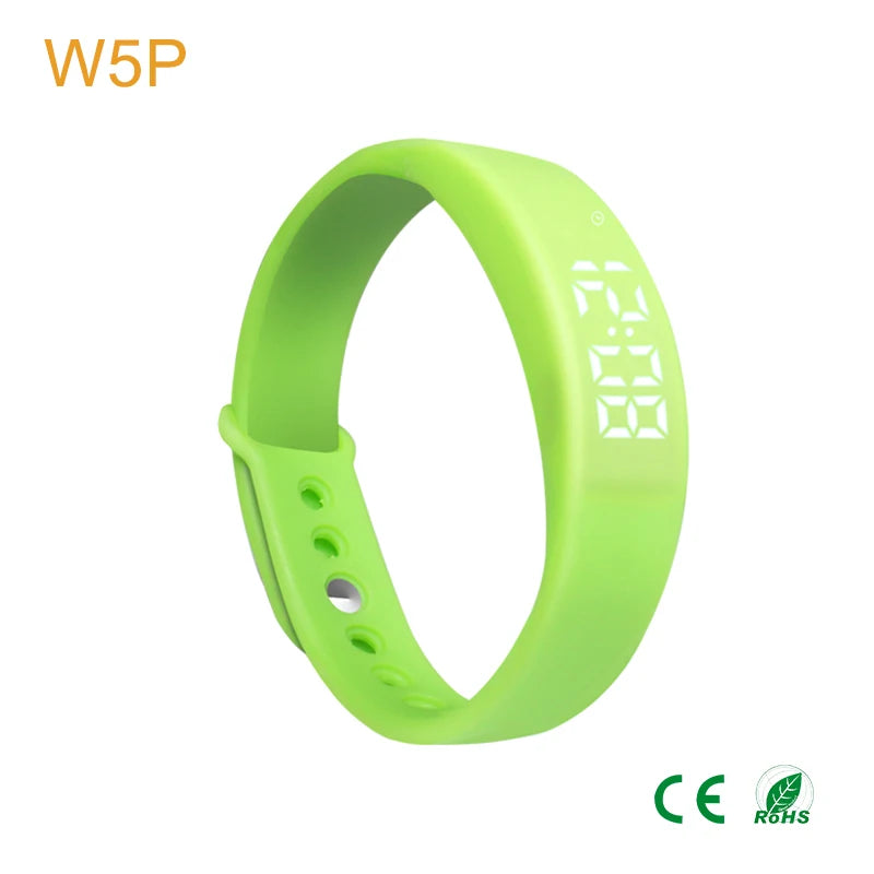 CE RoHS Waterpoof Silicone Vibration Alarms Smart Bracelet Band Fitness