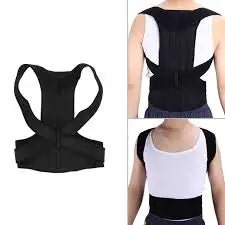 Male Female Adjustable Magnetic Posture Corrector Corset Back Brace Back