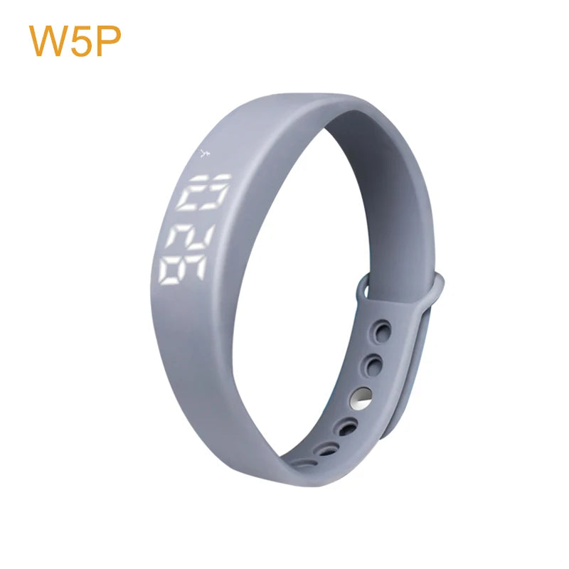 CE RoHS Waterpoof Silicone Vibration Alarms Smart Bracelet Band Fitness