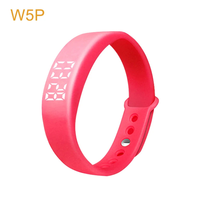 CE RoHS Waterpoof Silicone Vibration Alarms Smart Bracelet Band Fitness