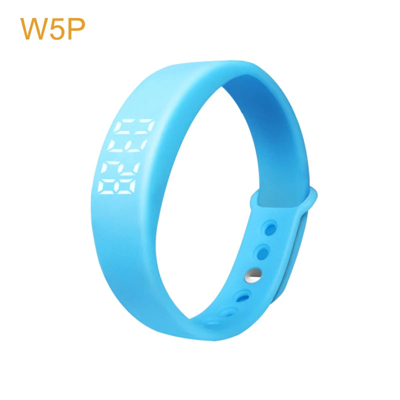 CE RoHS Waterpoof Silicone Vibration Alarms Smart Bracelet Band Fitness