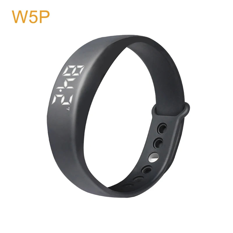 CE RoHS Waterpoof Silicone Vibration Alarms Smart Bracelet Band Fitness