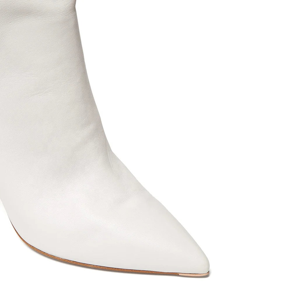 Large Size Elegant Pointed Toe Ladies Autumn Winter Heels High Heel Short
