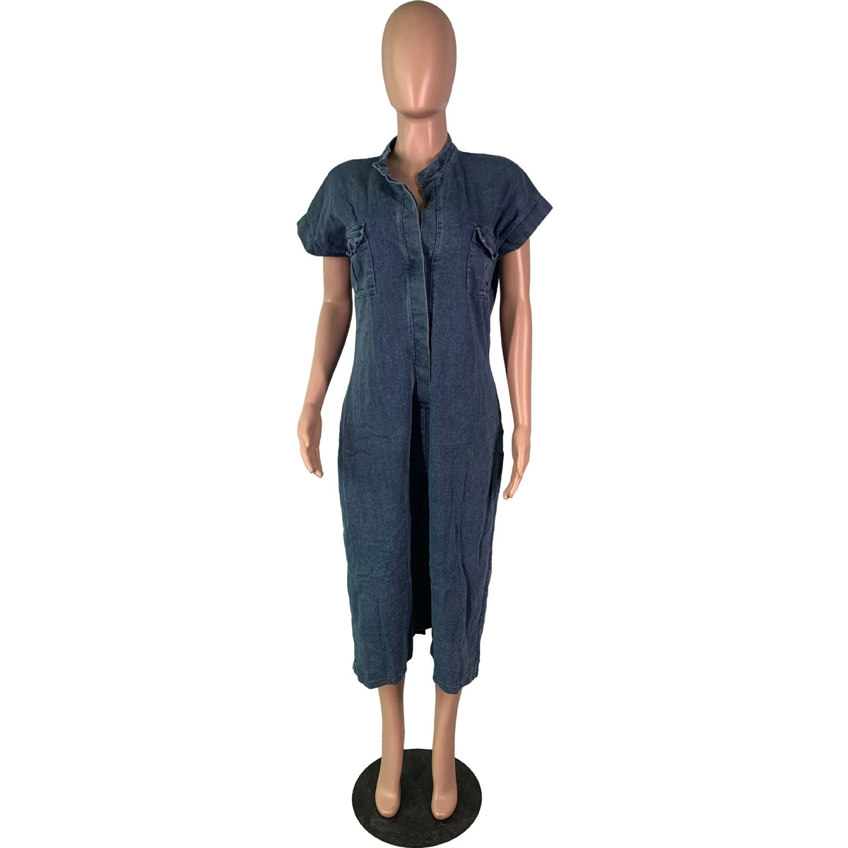 Liu Ming Women Clothing Casual Sleeveless Jeans Retro Street Style Bodycon