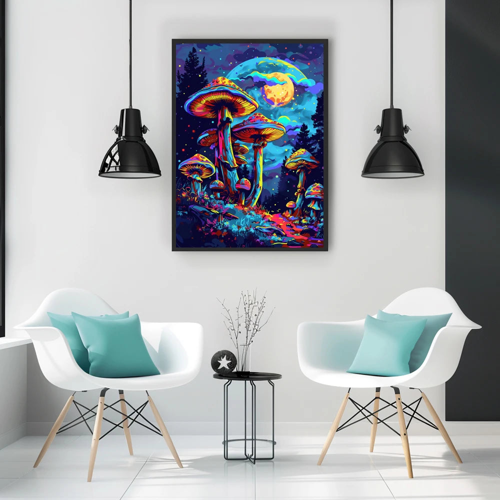 COOLEVE Classic Easy 5D Printed Acrylic Diamond Painting 40x50cm Round