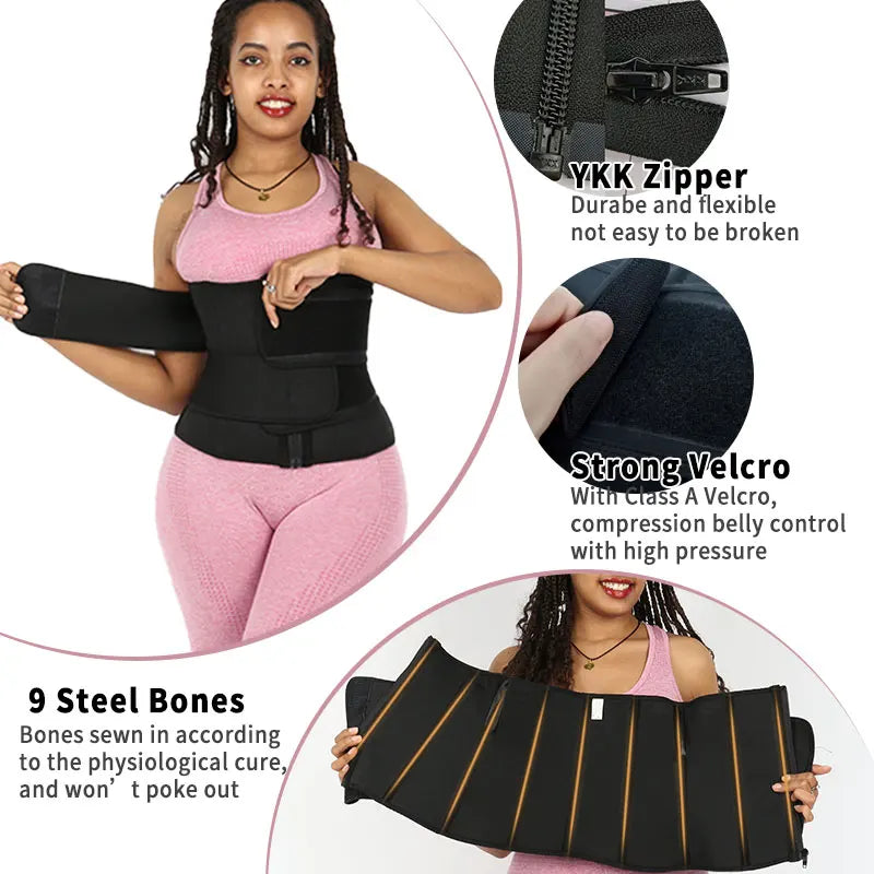 Avenzo Steel-Boned Underbust Waist Trainer Corset