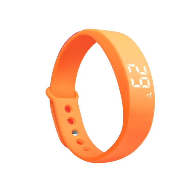 CE RoHS Waterpoof Silicone Vibration Alarms Smart Bracelet Band Fitness