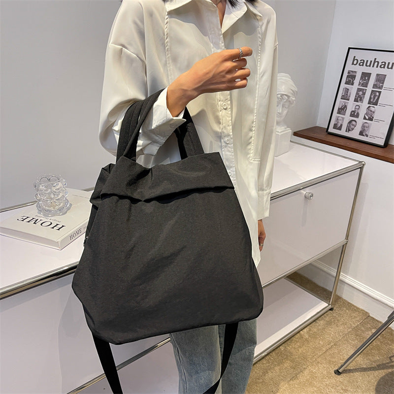 lulul Women's Casual Bag Ultra Light Large Bag Nylon Cloth Handbag Student