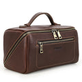 Black Angel Full Grain Top Layer Cowhide Unisex Handbag Multifunctional