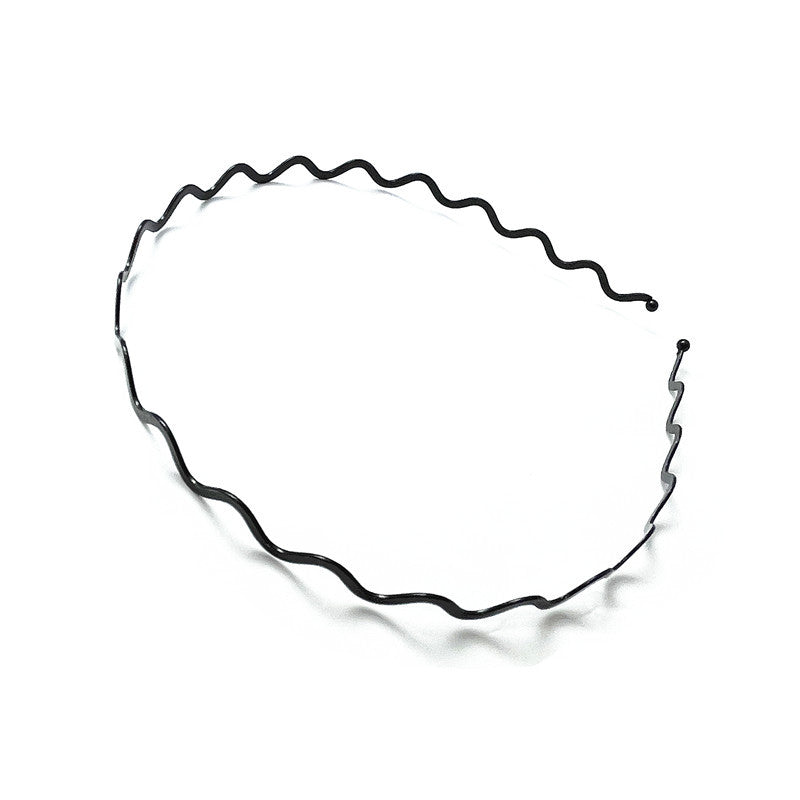 Iron black bottom wave spiral sports head hoop head buckle bath fine